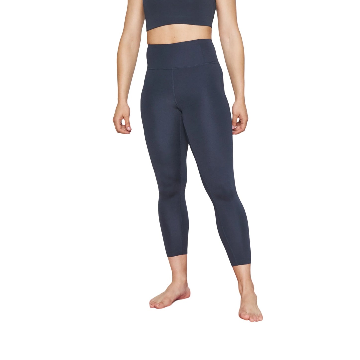 Midnight - Back - Girlfriend Collective Womens-Ladies Float Ultra Light High Rise 7-8 Leggings
