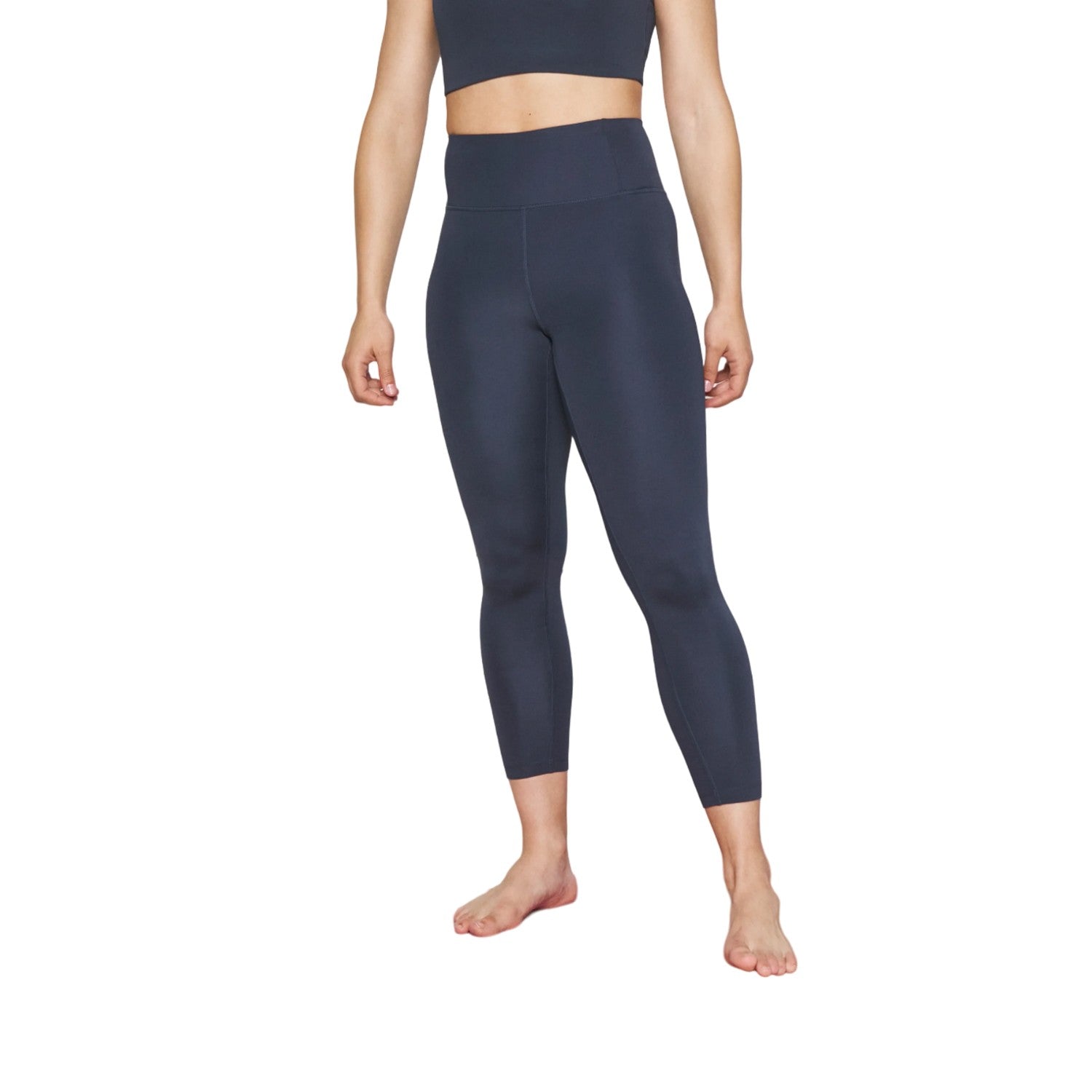 Midnight - Back - Girlfriend Collective Womens-Ladies Float Ultra Light High Rise 7-8 Leggings