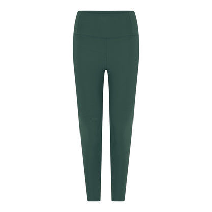 Moss - Front - Girlfriend Collective Womens-Ladies Ribbed High Rise 7-8 Leggings
