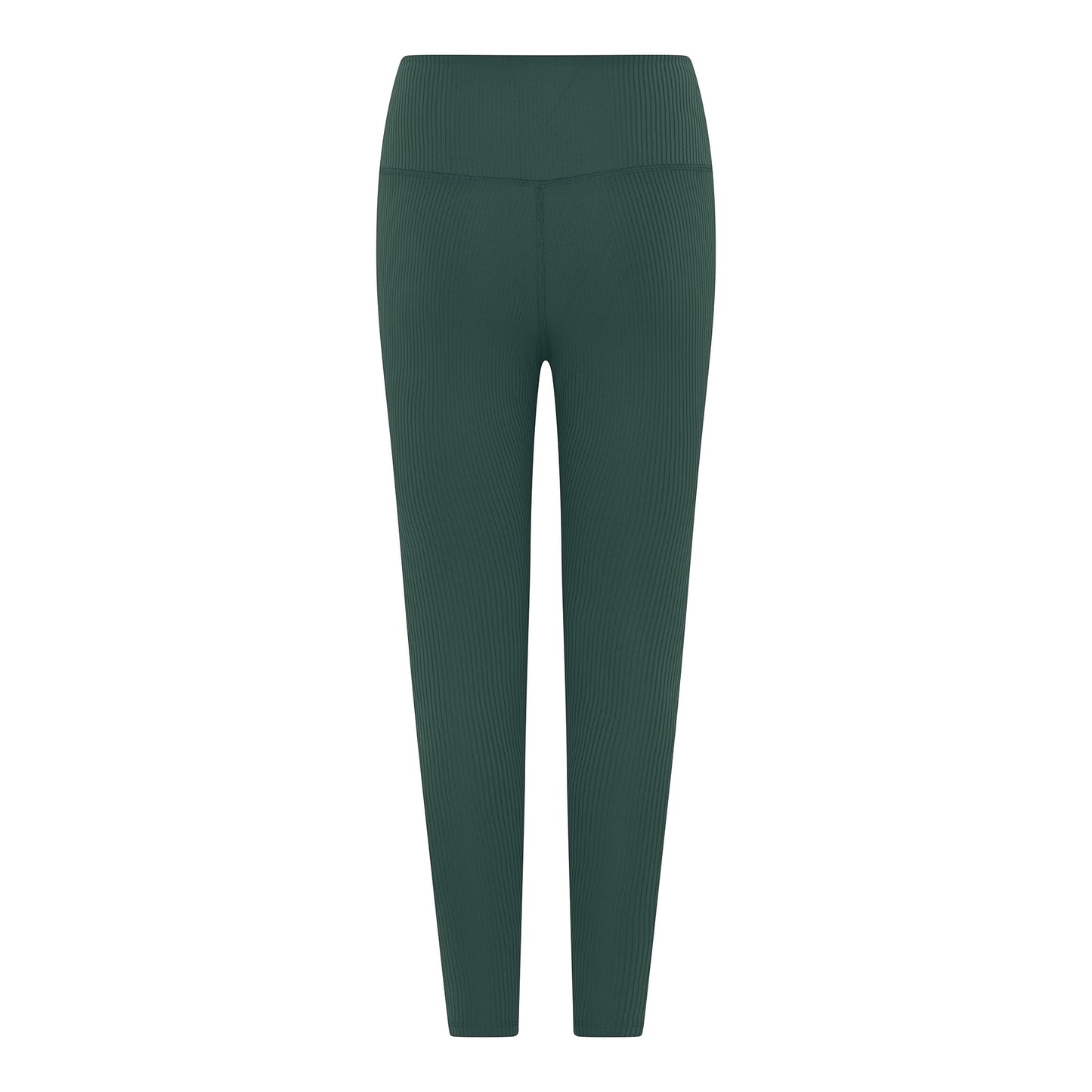 Moss - Back - Girlfriend Collective Womens-Ladies Ribbed High Rise 7-8 Leggings