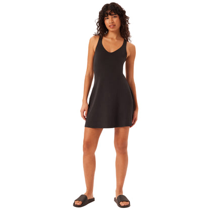 Black - Lifestyle - Girlfriend Collective Womens-Ladies Float Lola Dress