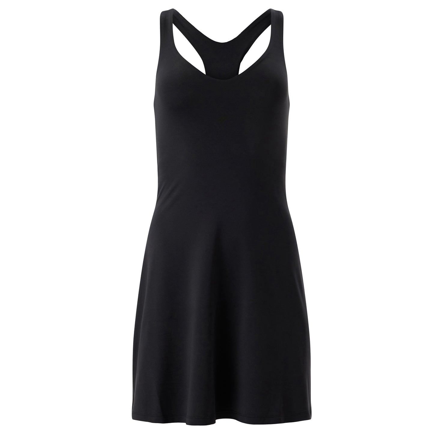 Black - Front - Girlfriend Collective Womens-Ladies Float Lola Dress