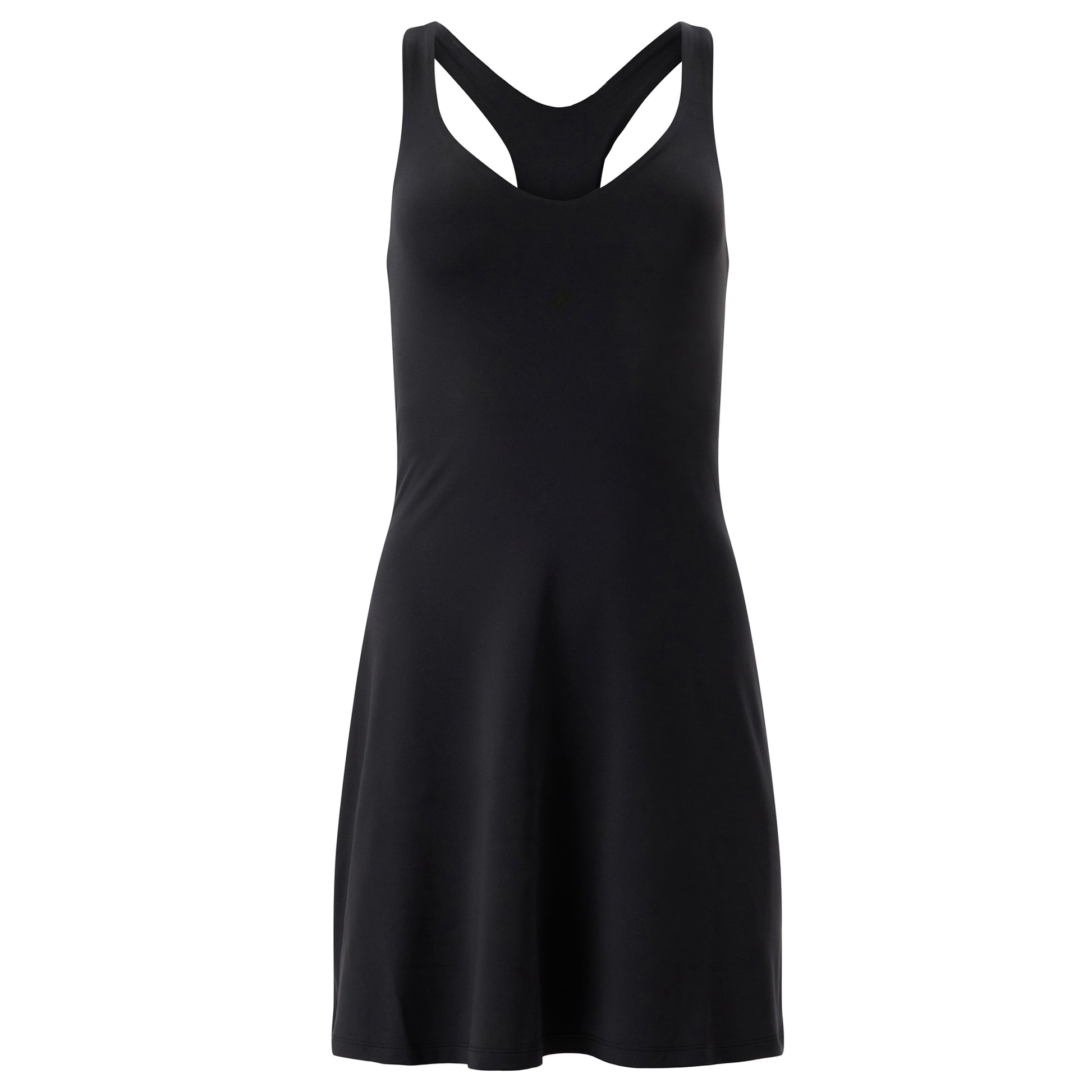 Black - Front - Girlfriend Collective Womens-Ladies Float Lola Dress