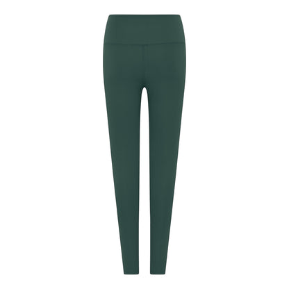 Moss - Back - Girlfriend Collective Womens-Ladies Ribbed High Rise Long Leggings