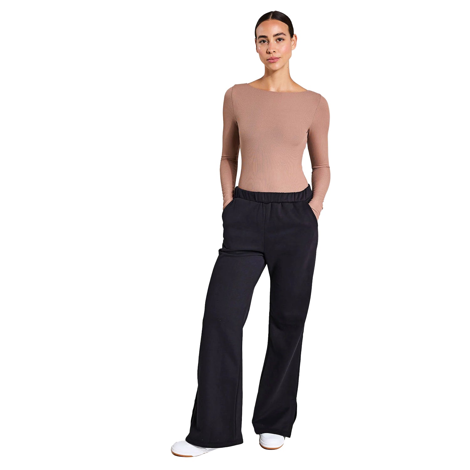 Brownie - Lifestyle - Girlfriend Collective Womens-Ladies Ava Scoopback Bodysuit