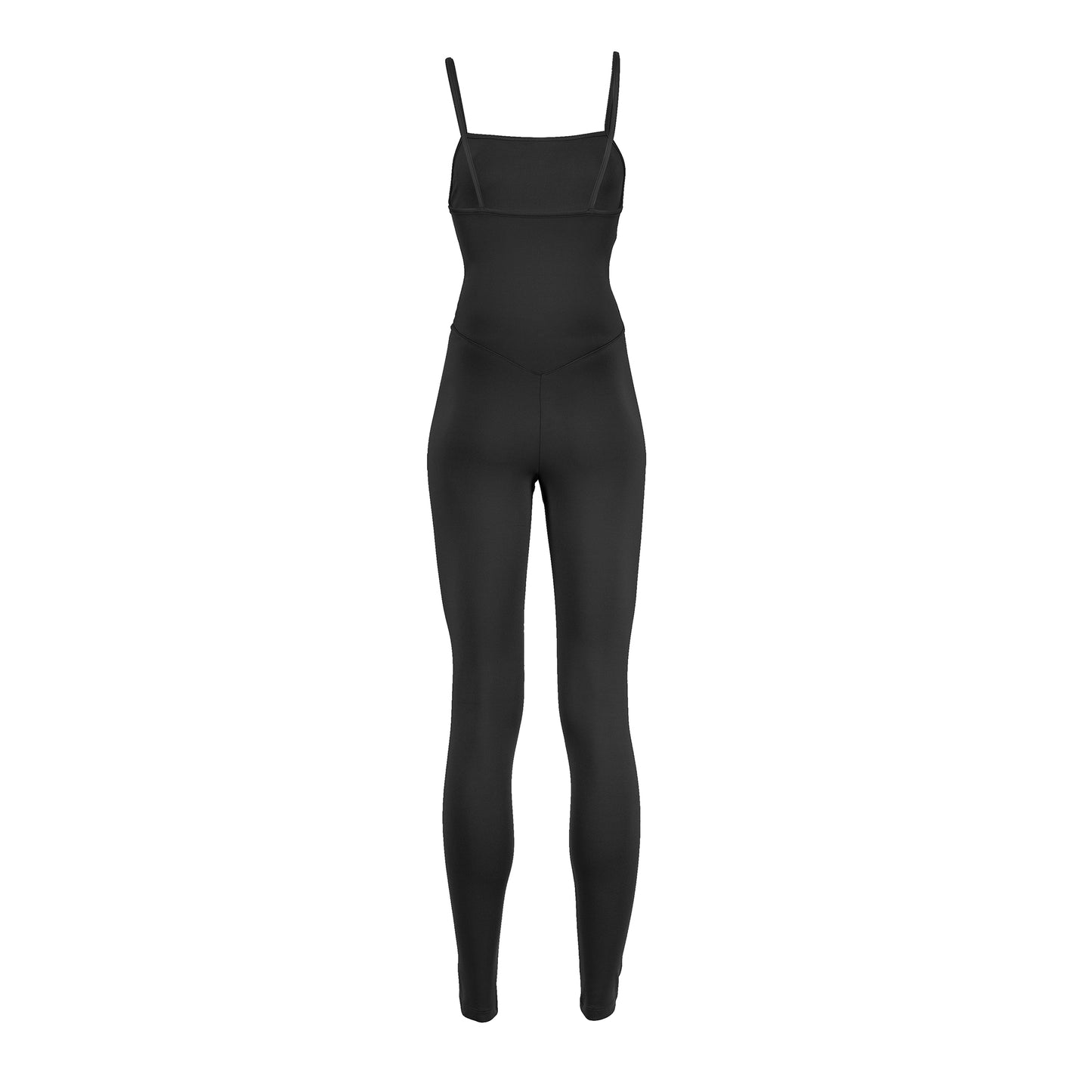 Black - Back - Girlfriend Collective Plain Unitard
