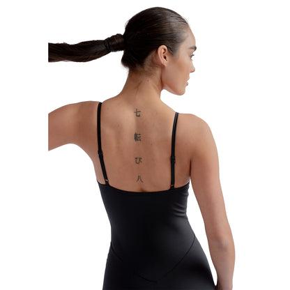 Black - Side - Girlfriend Collective Plain Unitard