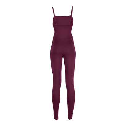 Plum - Back - Girlfriend Collective Plain Unitard