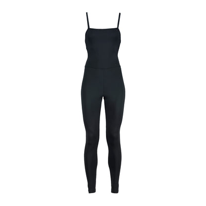 Black - Front - Girlfriend Collective Plain Unitard