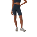 Midnight - Back - Girlfriend Collective Womens-Ladies Float High Rise Cycling Shorts