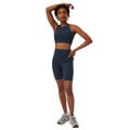 Midnight - Side - Girlfriend Collective Womens-Ladies Float High Rise Cycling Shorts