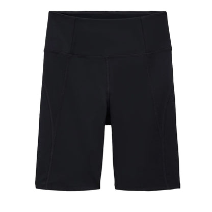 Black - Front - Girlfriend Collective Womens-Ladies Float High Rise Cycling Shorts