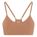 Toast - Front - Girlfriend Collective Womens-Ladies V Neck Bralette