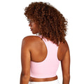 Candy Pink - Back - Girlfriend Collective Womens-Ladies Dylan Sports Bra