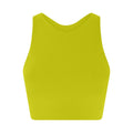 Chartreuse - Front - Girlfriend Collective Womens-Ladies Dylan Sports Bra
