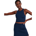 Midnight - Side - Girlfriend Collective Womens-Ladies Dylan Sports Bra