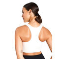Ivory - Back - Girlfriend Collective Womens-Ladies Dylan Sports Bra