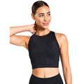 Black - Front - Girlfriend Collective Womens-Ladies Dylan Sports Bra