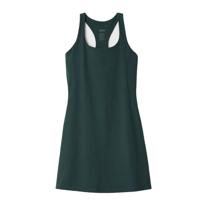 Moss - Front - Girlfriend Collective Womens-Ladies Paloma Racerback Dress