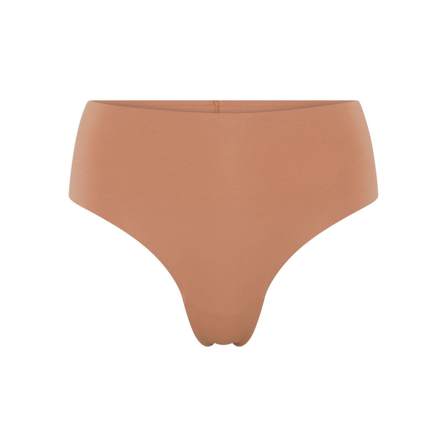 Toast - Front - Girlfriend Collective Womens-Ladies Bonded High Rise Thong