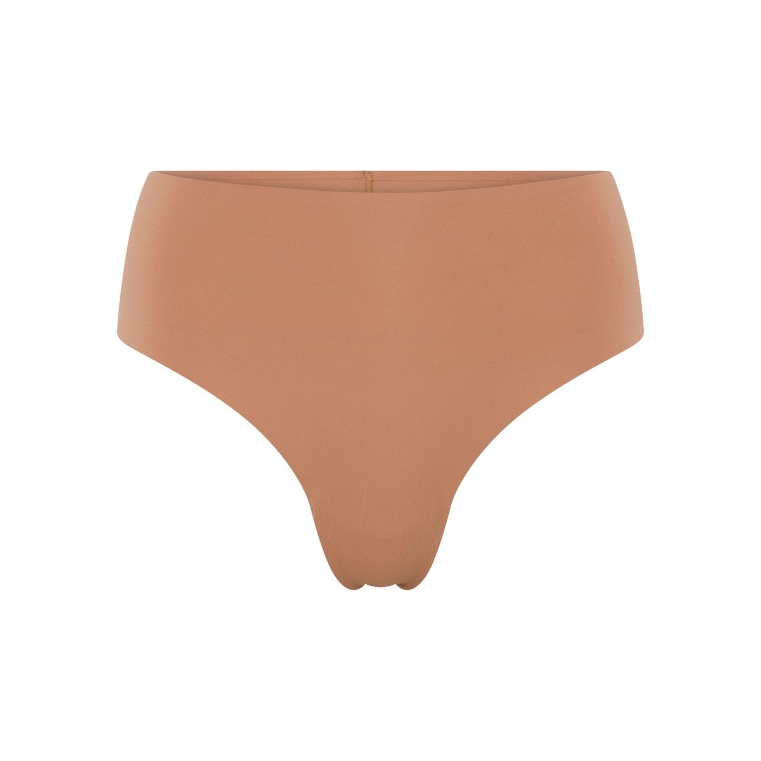 Toast - Front - Girlfriend Collective Womens-Ladies Bonded High Rise Thong