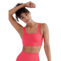 Geranium - Side - Girlfriend Collective Womens-Ladies Tommy Cropped Square Neck Bra