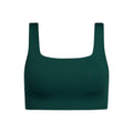 Globe - Front - Girlfriend Collective Womens-Ladies Tommy Cropped Square Neck Bra