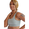 Agave - Side - Girlfriend Collective Womens-Ladies Tommy Cropped Square Neck Bra