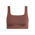 Storm - Front - Girlfriend Collective Womens-Ladies Tommy Cropped Square Neck Bra