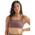 Storm - Side - Girlfriend Collective Womens-Ladies Tommy Cropped Square Neck Bra