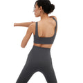 Moon - Back - Girlfriend Collective Womens-Ladies Tommy Cropped Square Neck Bra
