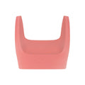 Primrose Green - Back - Girlfriend Collective Womens-Ladies Tommy Cropped Square Neck Bra