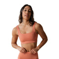 Primrose Green - Side - Girlfriend Collective Womens-Ladies Tommy Cropped Square Neck Bra
