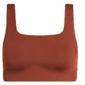 Sedona - Front - Girlfriend Collective Womens-Ladies Tommy Cropped Square Neck Bra