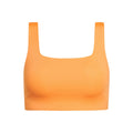 Horizon Blue - Front - Girlfriend Collective Womens-Ladies Tommy Cropped Square Neck Bra