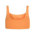 Horizon Blue - Back - Girlfriend Collective Womens-Ladies Tommy Cropped Square Neck Bra