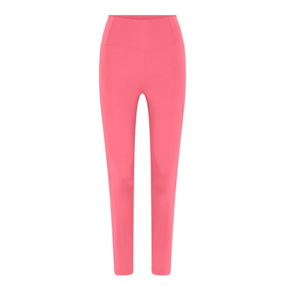 Camellia - Front - Girlfriend Collective Womens-Ladies Compressive High Rise 7-8 Leggings