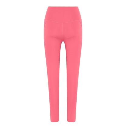 Camellia - Back - Girlfriend Collective Womens-Ladies Compressive High Rise 7-8 Leggings