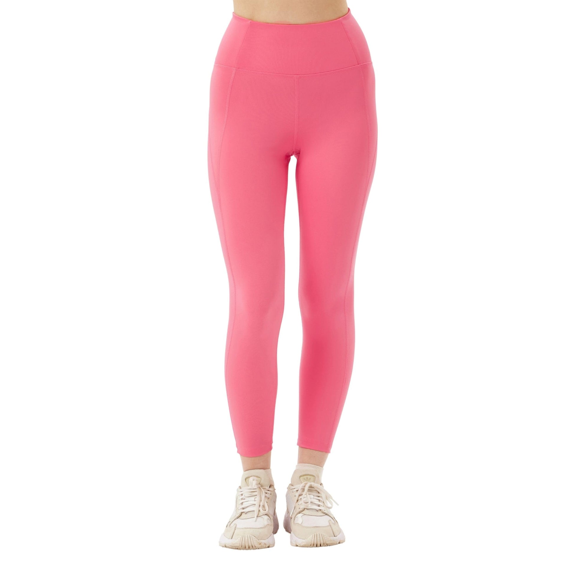 Camellia - Side - Girlfriend Collective Womens-Ladies Compressive High Rise 7-8 Leggings
