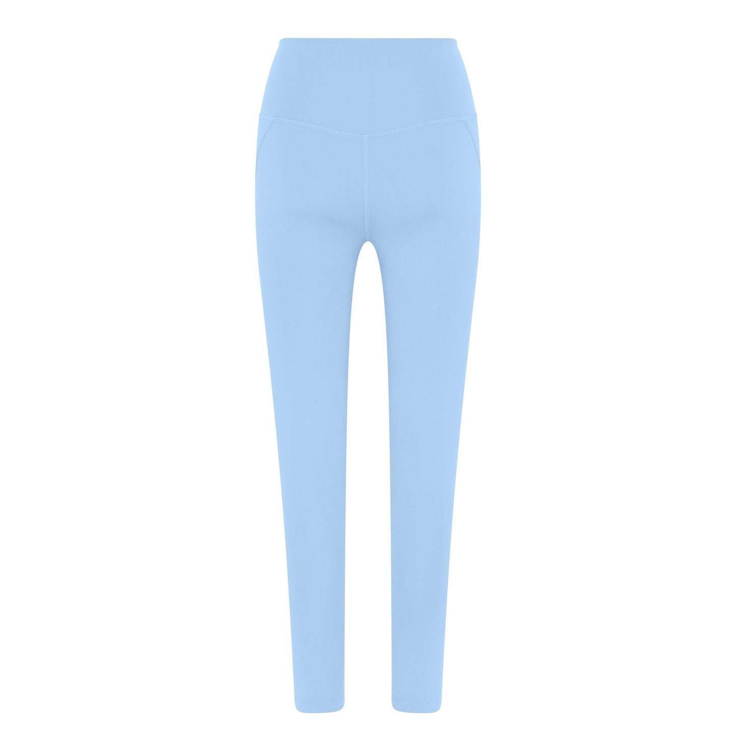 Cerulean - Back - Girlfriend Collective Womens-Ladies Compressive High Rise 7-8 Leggings