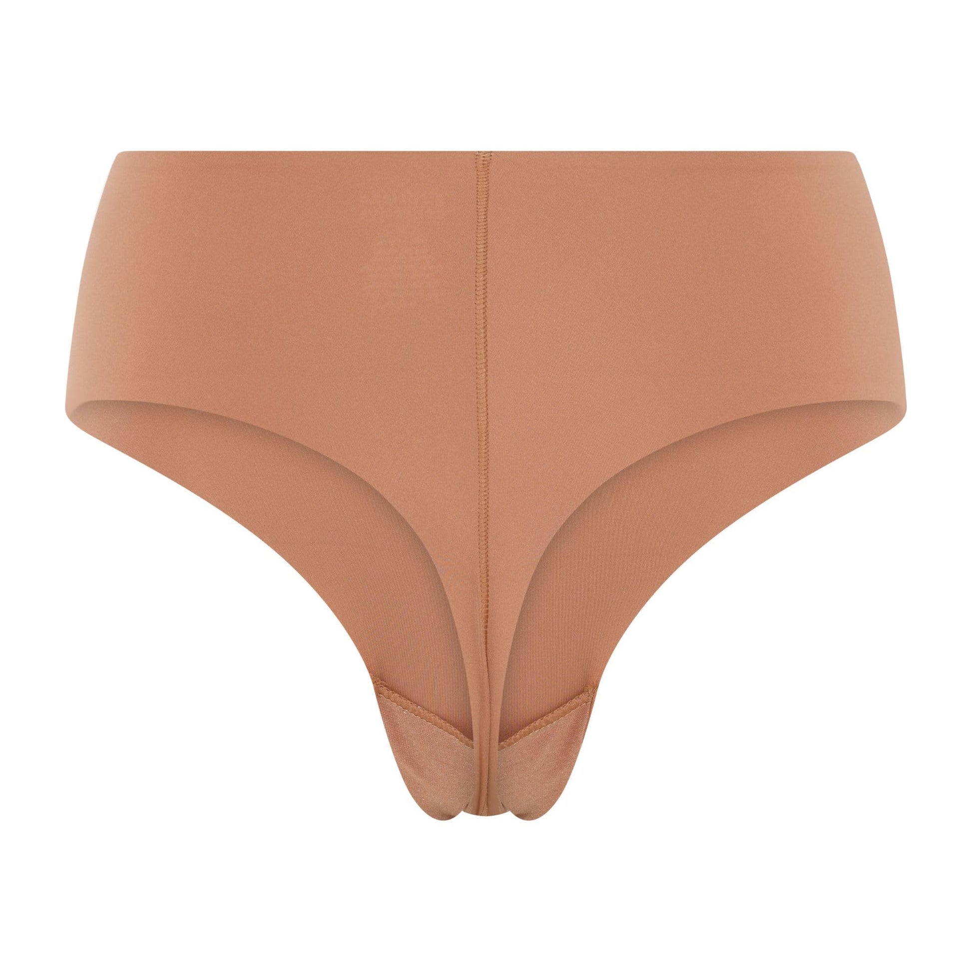 Toast - Back - Girlfriend Collective Womens-Ladies Bonded High Rise Briefs