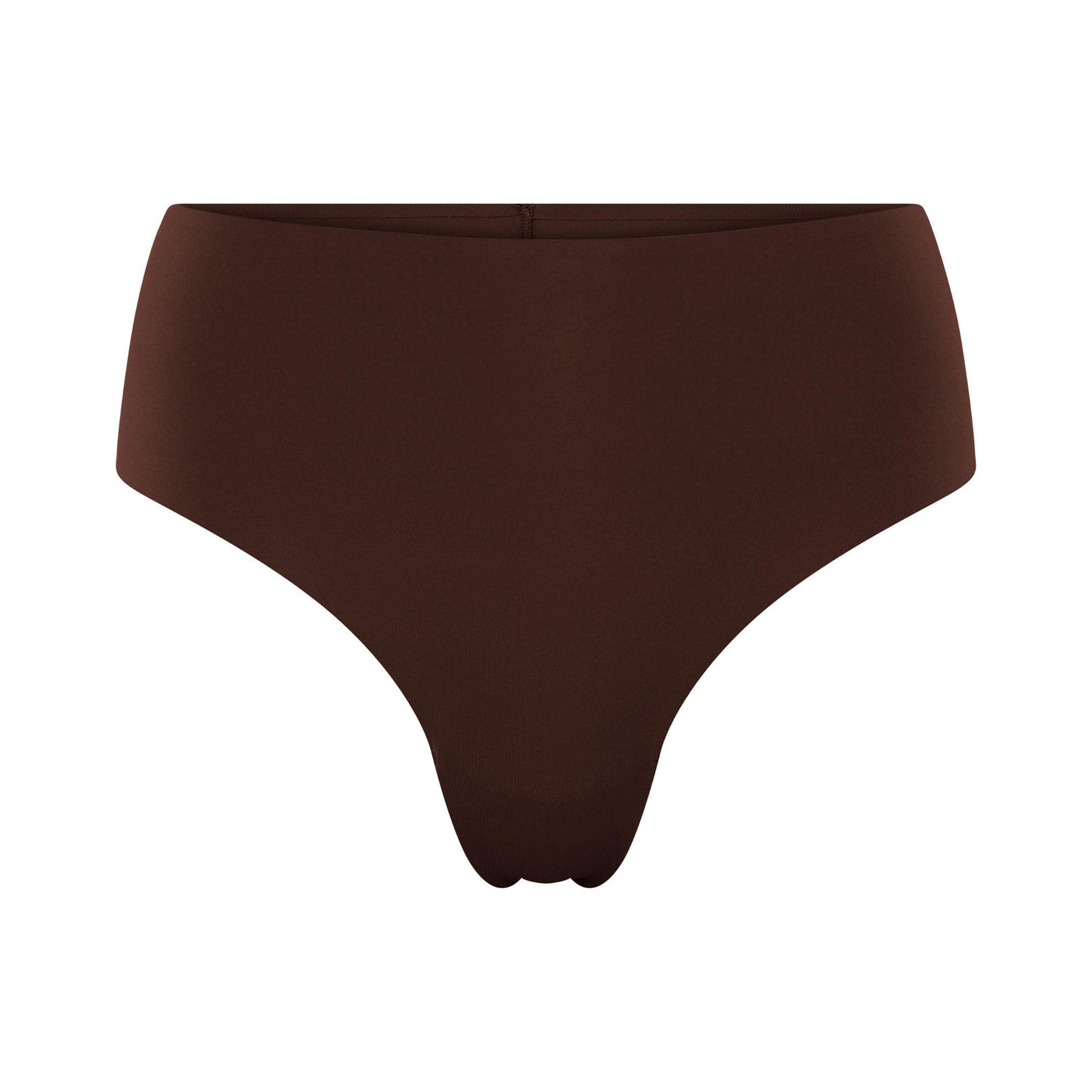 Espresso - Front - Girlfriend Collective Womens-Ladies Bonded High Rise Briefs