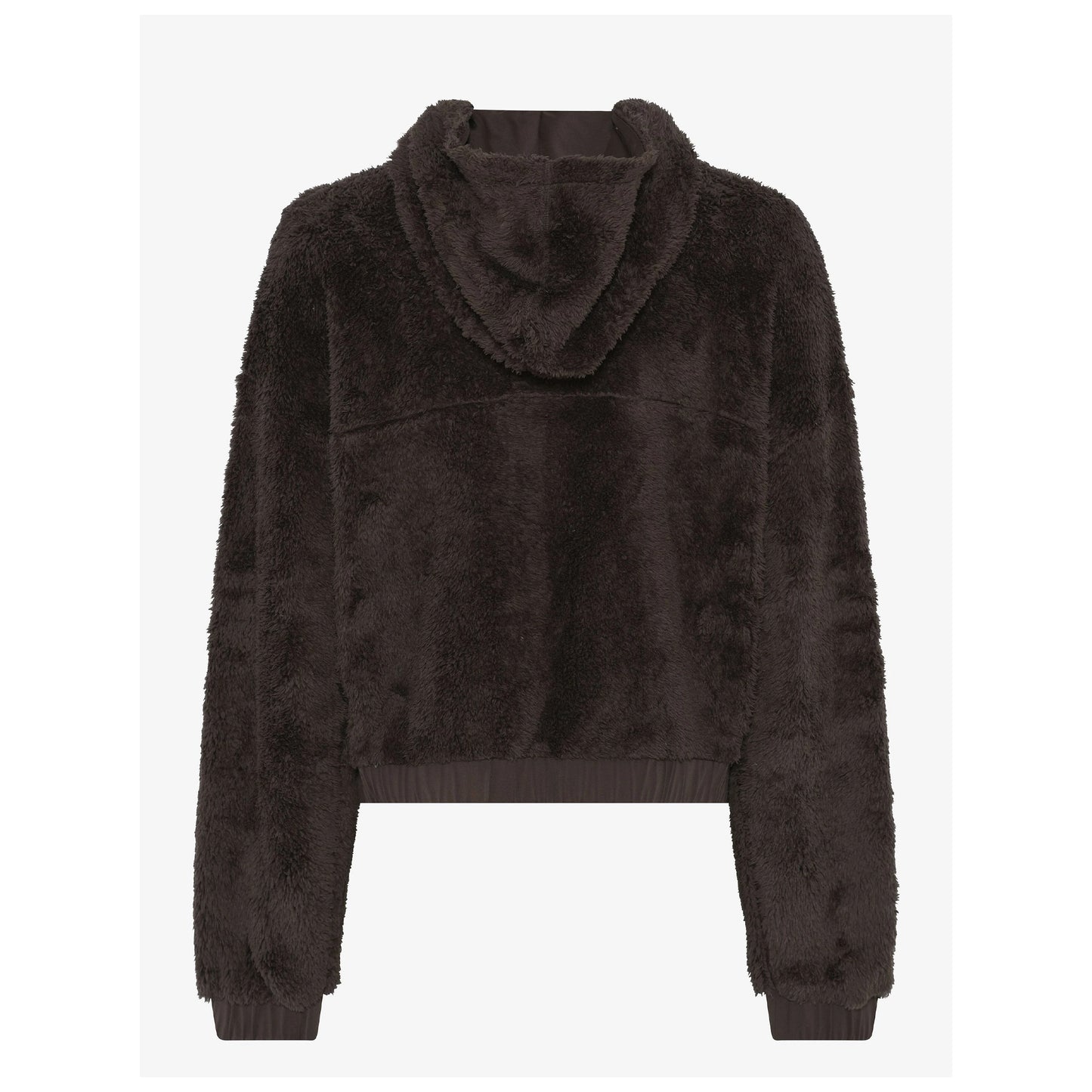 Pine Cone - Back - Girlfriend Collective Womens-Ladies Fleece Recycled Bomber Jacket