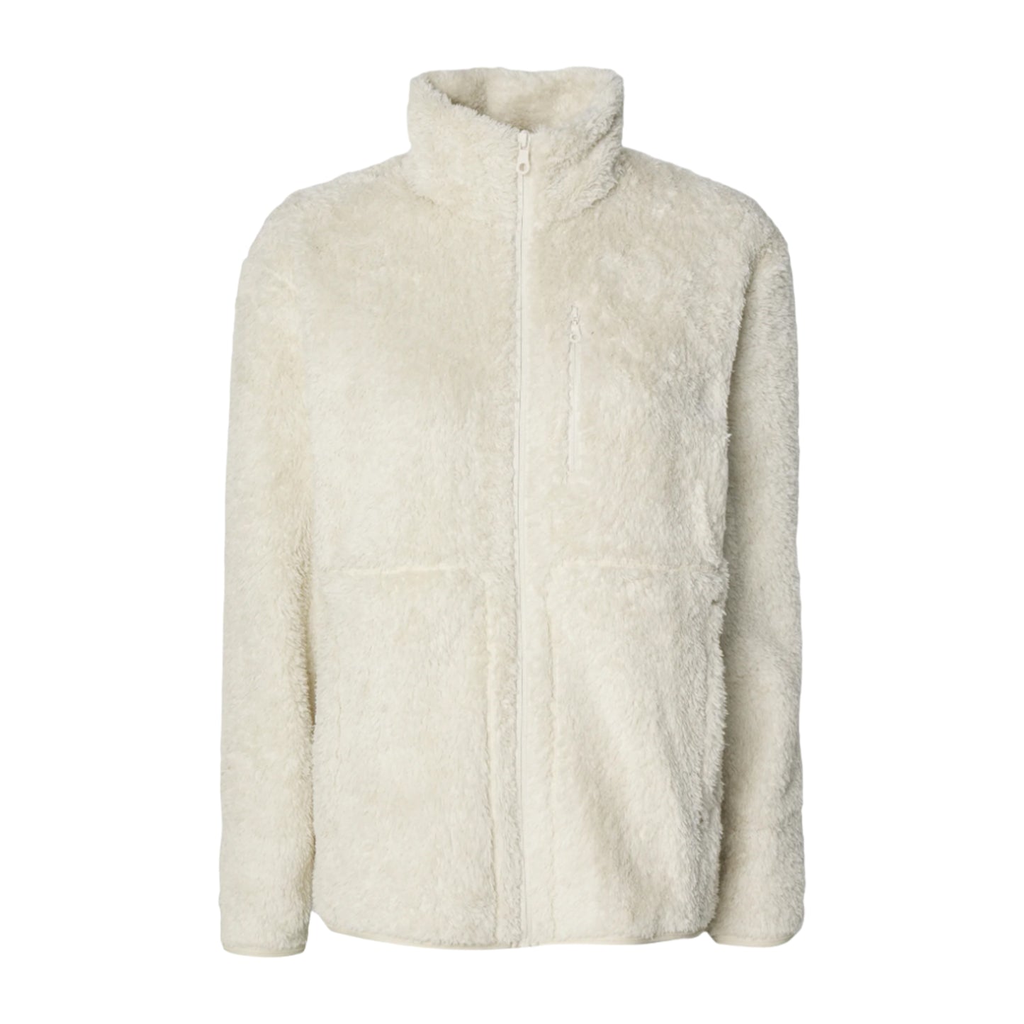 Sandstone - Front - Girlfriend Collective Womens-Ladies Fleece Recycled Bomber Jacket