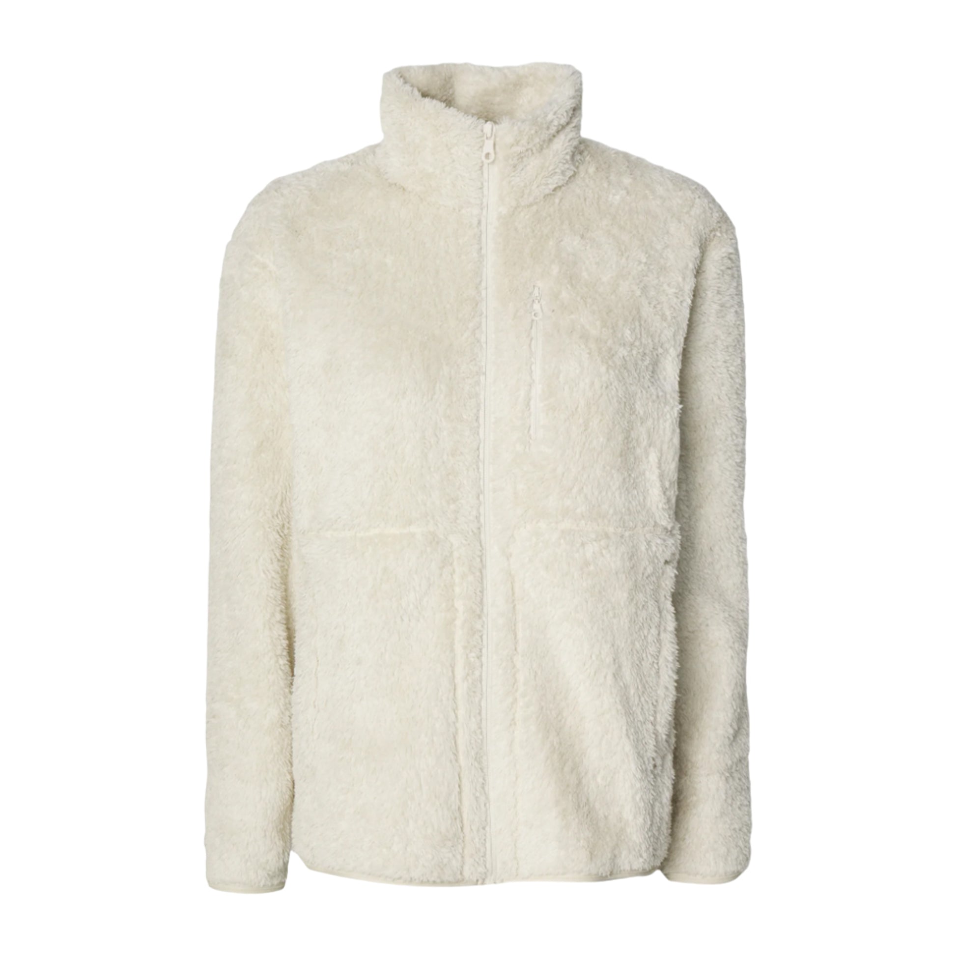 Sandstone - Front - Girlfriend Collective Womens-Ladies Fleece Recycled Bomber Jacket