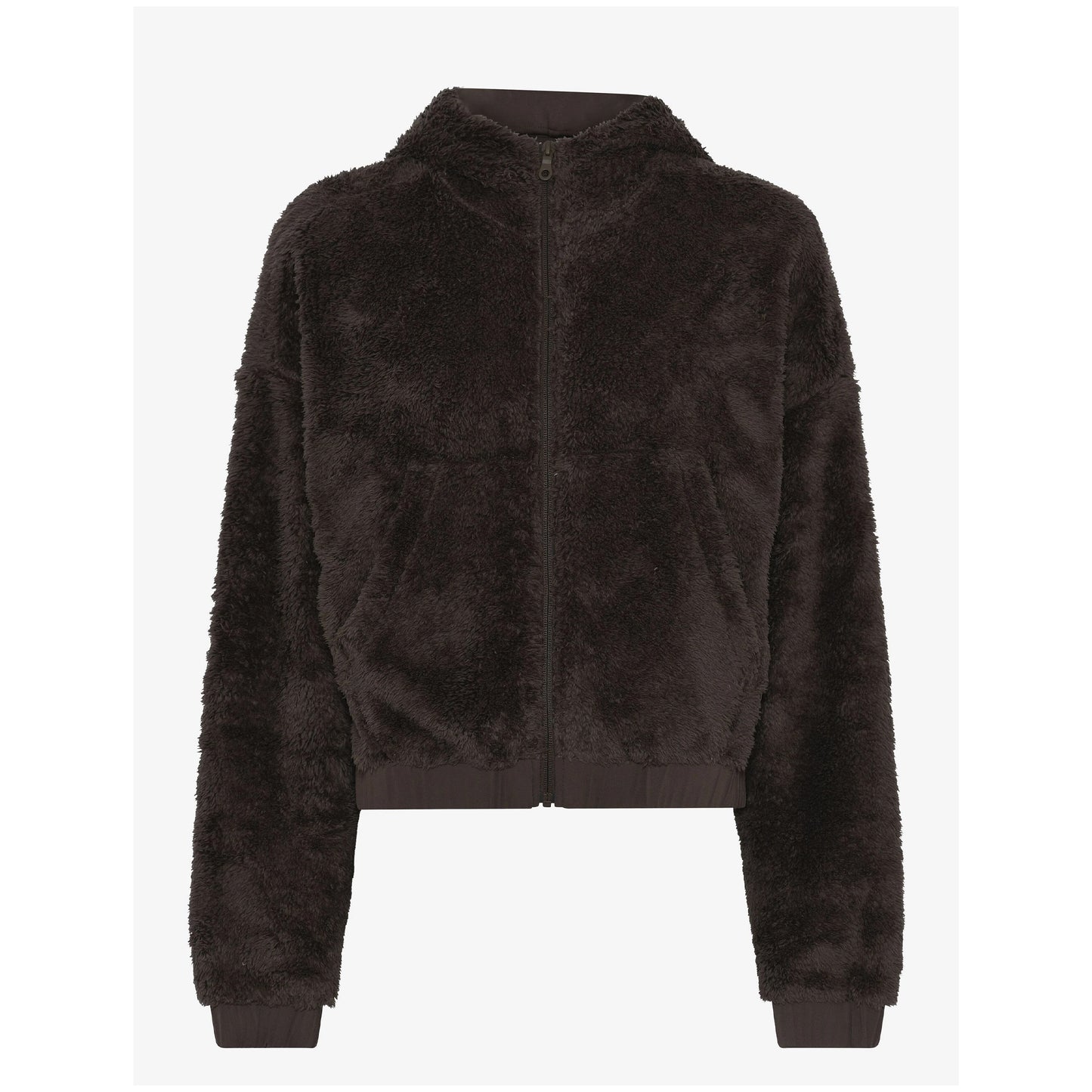 Pine Cone - Front - Girlfriend Collective Womens-Ladies Fleece Recycled Bomber Jacket