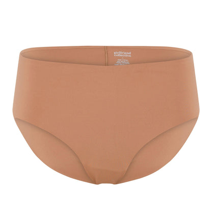 Toast - Front - Girlfriend Collective Womens-Ladies Bonded Sports Briefs