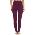 Plum - Back - Girlfriend Collective Womens-Ladies Pocket 7-8 Leggings