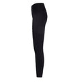 Black - Side - Girlfriend Collective Womens-Ladies Pocket 7-8 Leggings