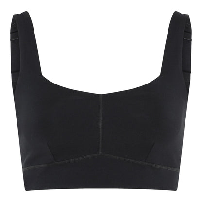 Anthracite - Front - Girlfriend Collective Womens-Ladies Luxe Addison Bra